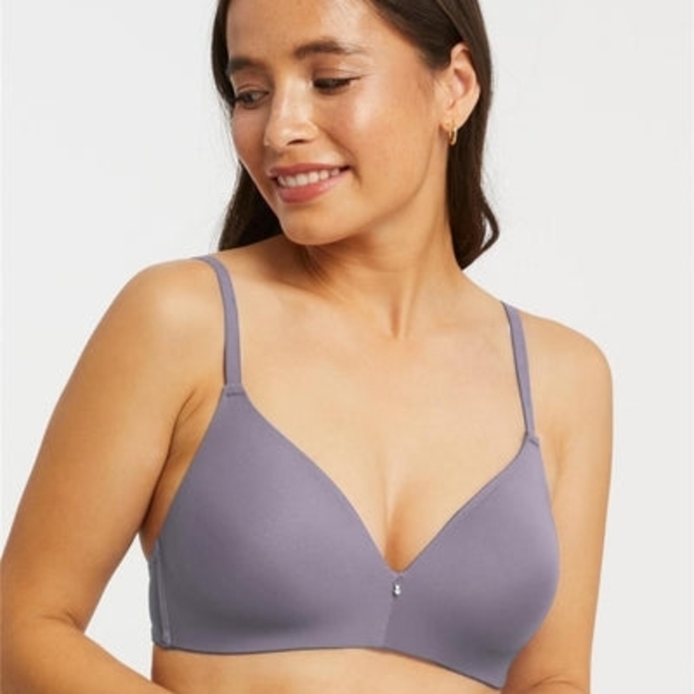 Women's Purple Wireless Bra